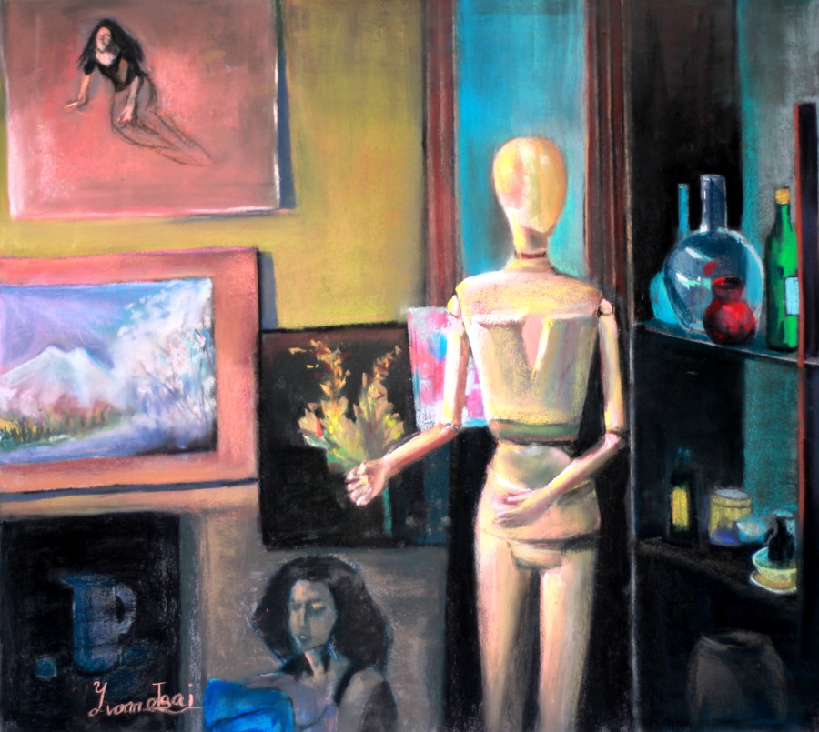 Tsai_IFang_畫室一角The Art Room's Corner