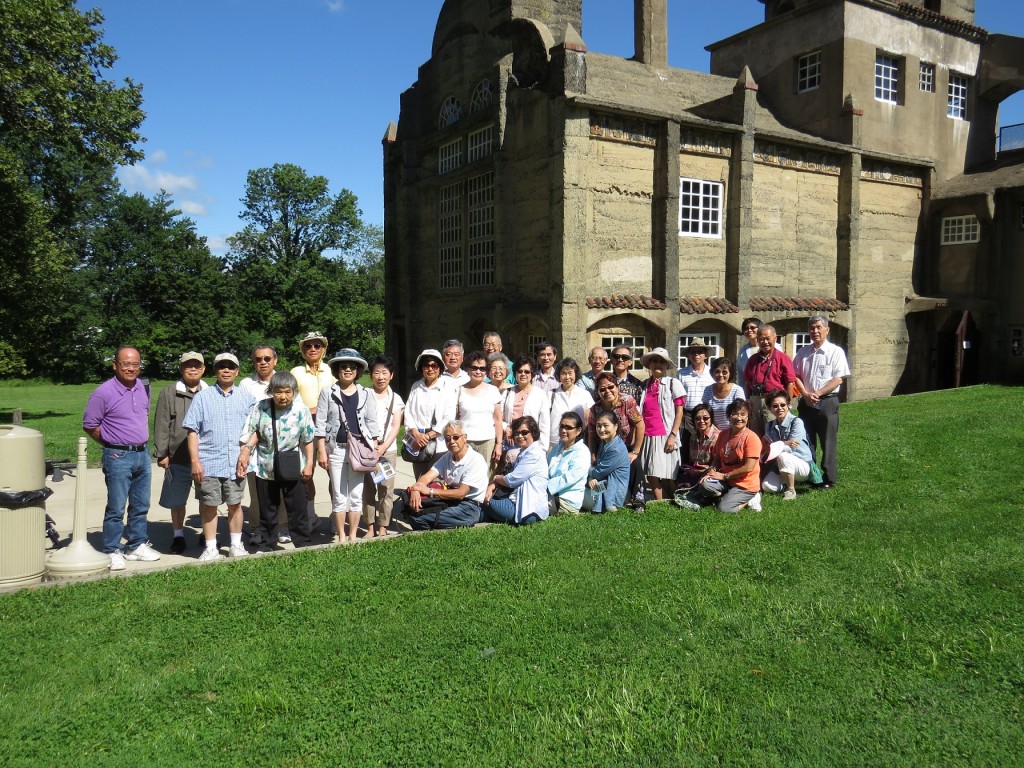 2013 visit to Moravian Pottery and Tile Works in Doylestown PA