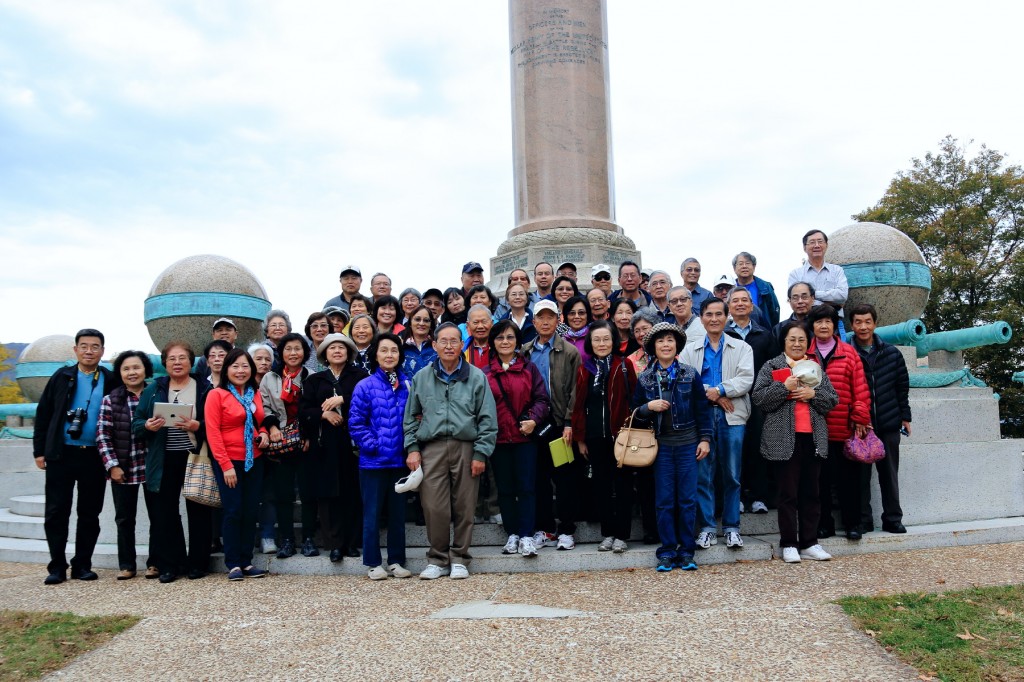 2014 visit to West Point, Battle Monument