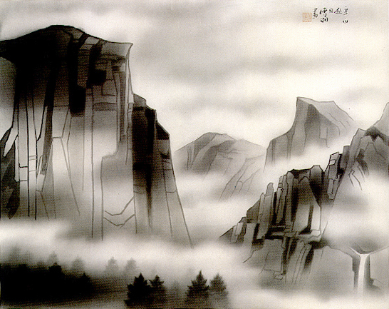 群山煙雲﹝優勝美地﹞